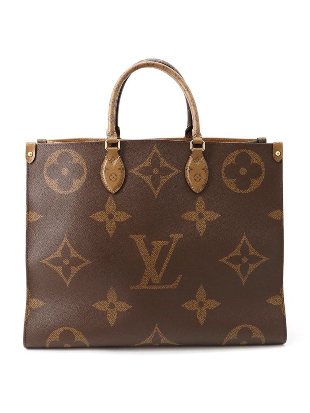 Louis Vuitton Tote Bag Monogram Reverse Giant On The Go GM 2-Way